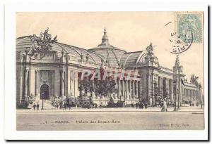 Paris (8th) Old Postcard Palace of Fine Arts