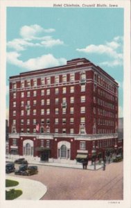 Iowa Council Bluffs Hotel CHieftain Curteich