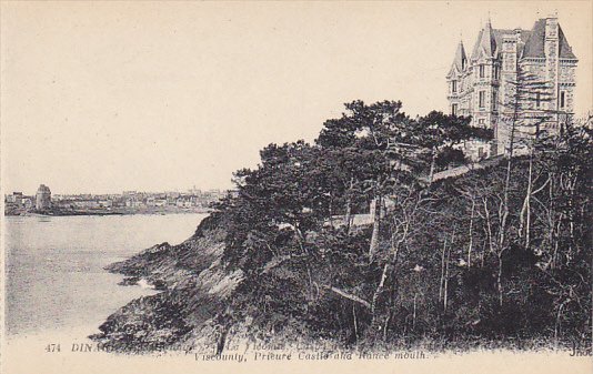 France Dinard Voscounty Prieure Castle and Rance mouth