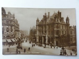 Birmingham NEW STREET &POST OFFICE c1911 RP by E.A.S. & Co. 0234