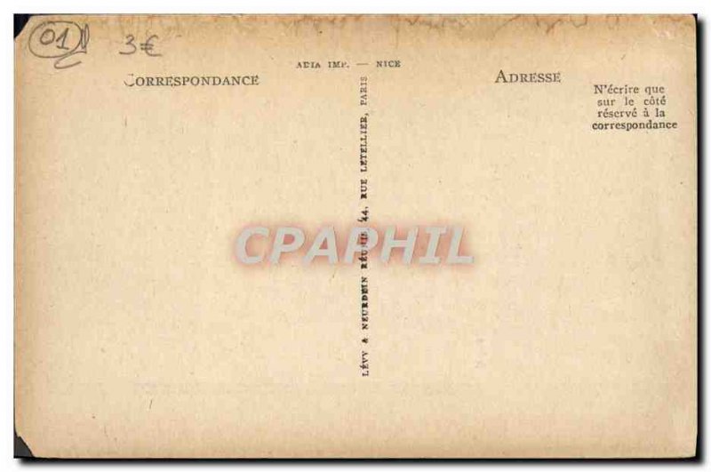 Postcard Old Nantua Sunset Over Lake