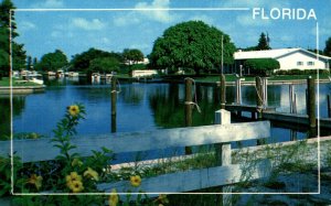 USA Florida Where The Living Is Easy Vintage Postcard 08.46