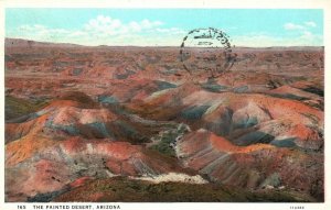 Vintage Postcard 1932 The Painted Desert United States Desert Badlands Arizona