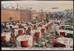 Vintage Postcard 1948 Fritzel Restaurant, Chicago, Illinois (IL)