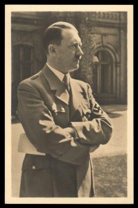 3rd Reich Hitler Portrait Hoffmann Nr38 Real Photo RPPC UNUSED G99166