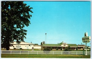 c1960s Joliet IL White Fence Farm Route 66 Chicken Chrome PC Lemont ILL Vtg A300