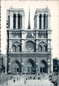 Postcard France Paris - Notre Dame façade