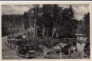 Postcard Tomiko River + Bridge Ferguson Highway Northern Ontario Canada