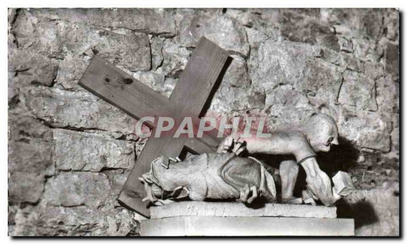 Orchamps Vennes - the Cross XI Station - Old Postcard