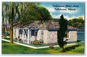 c1940 Tallahassee Motor Hotel & Restaurant Cottage Tallahassee Florida Postcard