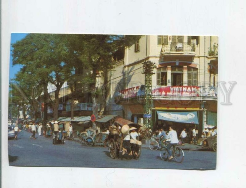 473252 South Vietnam market Saigon Germany military mail Postage Paid RPPC