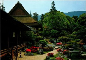 Sanpoin and Its Garden Kyoto Japan Postcard PC72