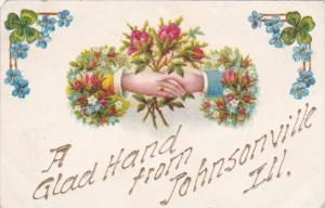 Holding Hands A Glad Hand From Johnsonville Illinois 1908