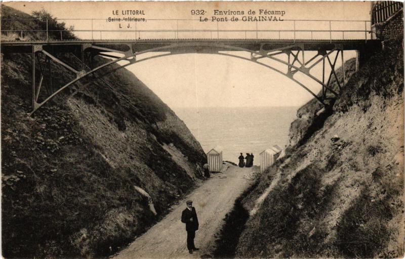 CPA Env. de FÉCAMP-Le Pont de Grainval (269473)