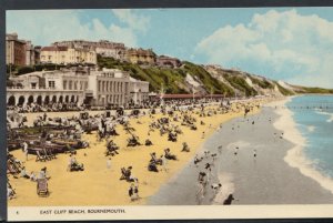 Dorset Postcard - East Cliff Beach, Bournemouth    T2993