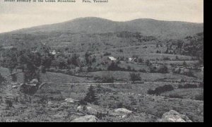Vermont Peru Mount Bromley  in the Green Mountains  Albertype