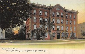 Mc. Keen Hall, Lafayette College Easton, Pennsylvania PA