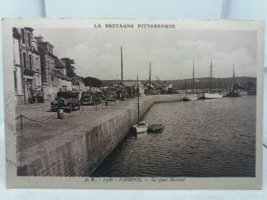 New Antique Postcard Paimpol Le Quai Morand  France c1910