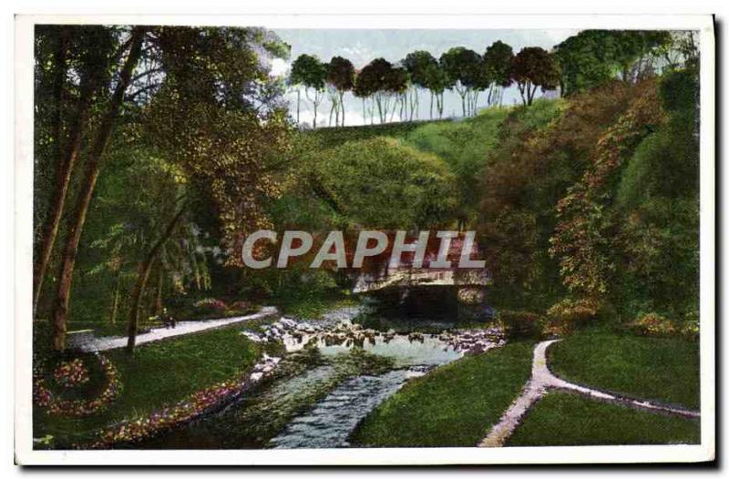 Old Postcard Chatillon Sur Seine Source Douix