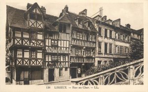 France Lisieux wood building facade Rue au Char