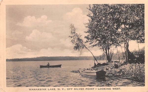 Wanaksink Lake Rock Hill, New York Postcard