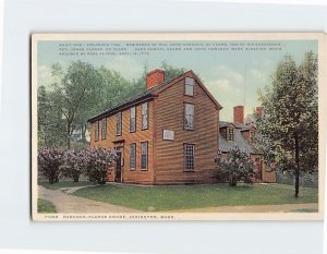 Postcard Hancock-Clarke House, Lexington, Massachusetts