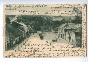 213993 CZECH JIHLAVA Greetings from view Vintage RPPC