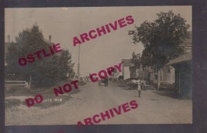 Colgate WISCONSIN RPPC 1907 GENERAL STORE nr Pewaukee Menomonee Falls Milwaukee