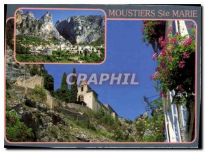 Postcard Modern Moustiers Ste Marie
