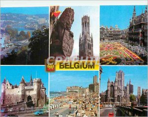 A Modern Postcard Greetings from Belgium