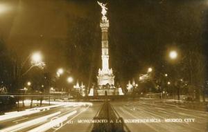Mexico - Mexico City Independence Monument  *RPPC