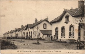 CPA GUEUGNON - Maisons Rue la Villeneuve (121803)