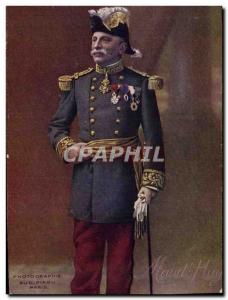 Postcard Former Army General Maud & # 39Huy