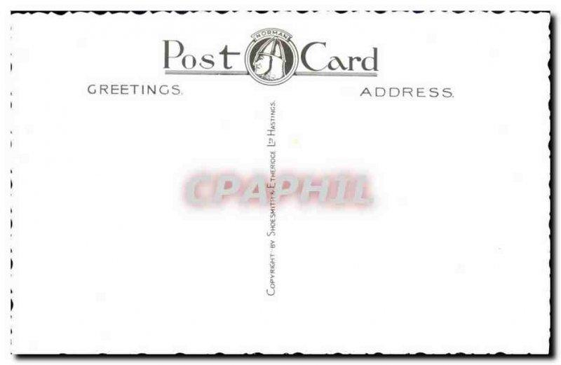 Postcard Old Battle Abbey Gateway