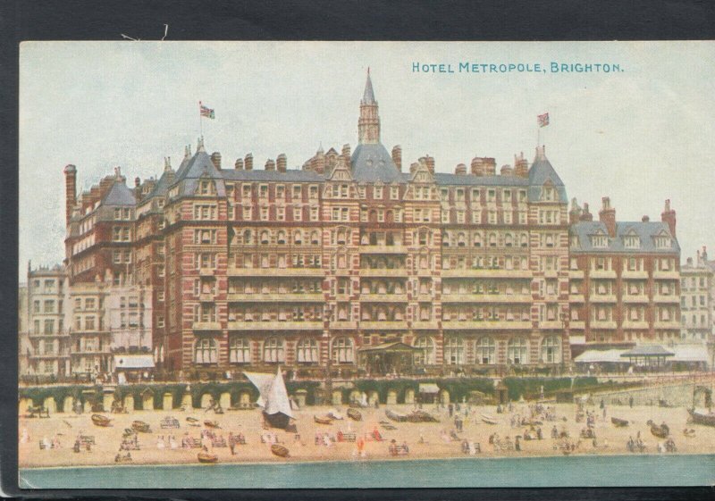 Sussex Postcard - Hotel Metropole, Brighton    T9062