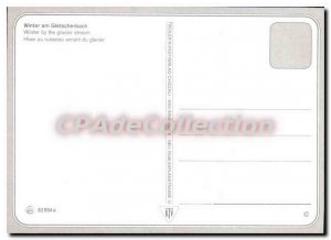 Modern Postcard Winter Am Gietscherbach