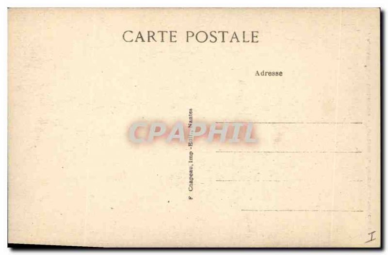 Postcard Old Death Nantes Cathedral Tomb of General Lamoriciere