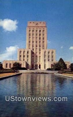 City Hall & Reflection Pool - Houston, Texas