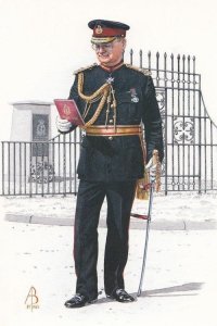 Director General Royal Army Medical Corps Uniform Postcard