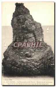 Old Postcard Cap Frehel Fanconniere The Rock