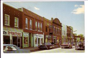 King Street, Harrow, Ontario, Furniture, Drug, Book Stores, Cars, Harrow Cancel