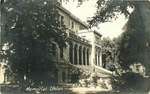 1935 Madison Wisconsin Memorial Union RPPC Photo Postcard 20-263
