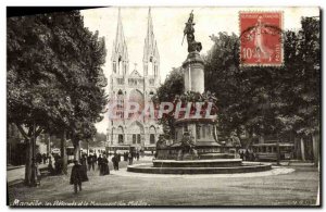 Old Postcard Marseille reforms and the monument of Mobiles