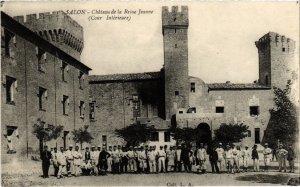 CPA SALON-de-PROVENCE Chateau de la Reine Jeanne - Cour Interieure (1290307)