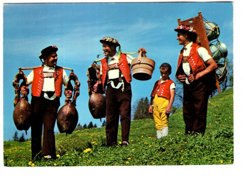 Climbers in Period Costume, On the Alp, Switzerland