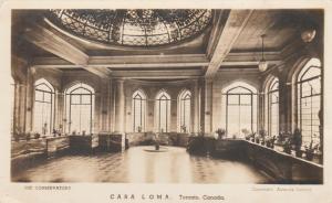 RPPC Conservatory at Casa Loma - Toronto, Ontario, Canada