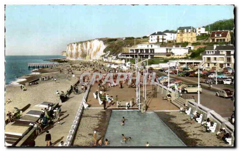 Veules les Roses - The Beach - Old Postcard