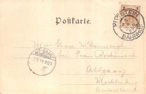 Austria 1899 Kufstein Panorama vintage postcard C312