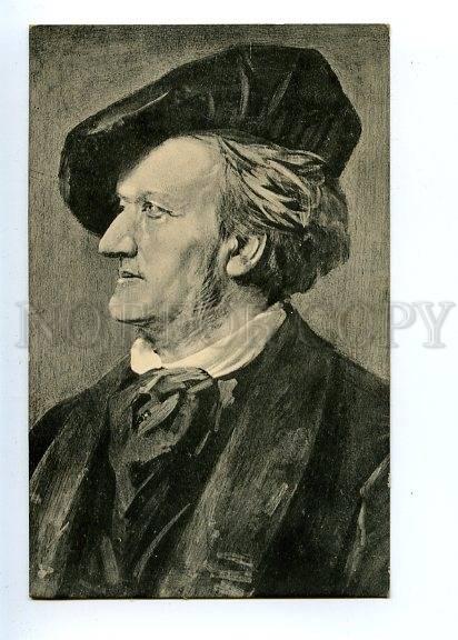 130068 Richard WAGNER German COMPOSER Vintage Art PC