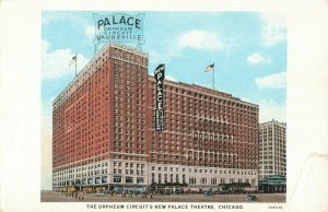 Postcard Palace Theatre Chicago Illinois